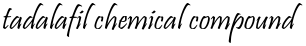 tadalafil chemical compound