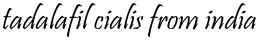 tadalafil cialis from india